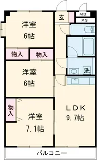 第2藤マンション【1階】の間取り