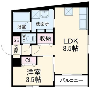 Agha(アガハ)【2階】の間取り