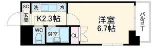 プライマル西船橋【4階】の間取り