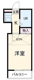 サザンクロス北内【207号室】の間取り