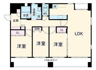 KENEDIX浦和元町B棟【301号室】の間取り