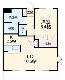 グランデールⅡ【2階】の間取り