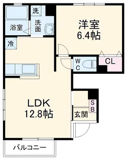 クラージュ【1階】の間取り