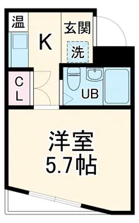 リヴェール上石川【203号室】の間取り
