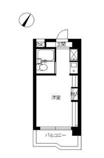 スカイコート明大前第2【8階】の間取り
