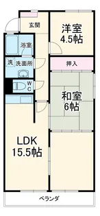 森島コーポラス【2階】の間取り