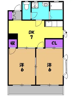桜レジデンス【305号室】の間取り