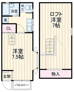 エスポワール日吉【202号室】の間取り