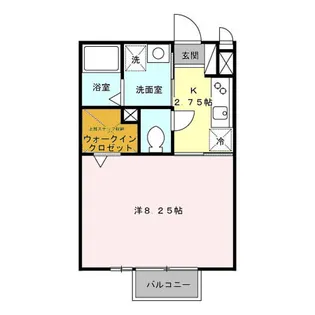 リヴァージュねぎし【2階】の間取り