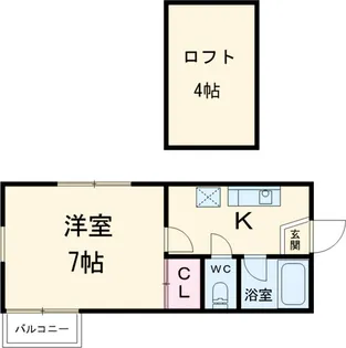 エクセレンス立川【105号室】の間取り