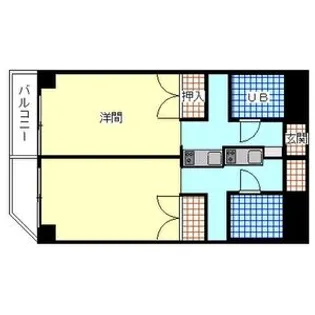 矢嶋ビル【412号室】の間取り