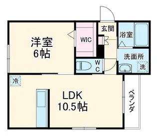 レガリア【2階】の間取り