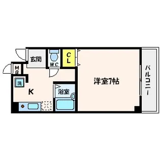 クリヨン千里北【2階】の間取り