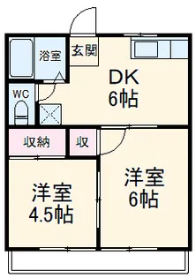 メゾン習志野【201号室】の間取り