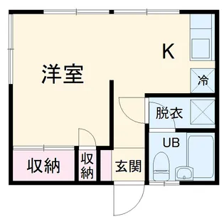 尾尻荘【101号室】の間取り