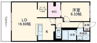 ELPIS・KIRA【3階】の間取り