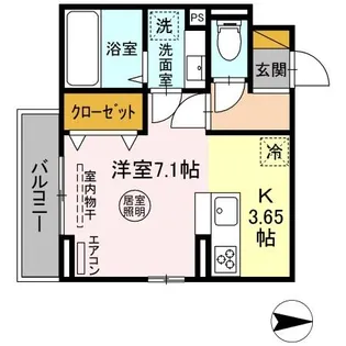 RISE【1階】の間取り