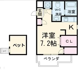 SK BUILDING-5【4A号室】の間取り