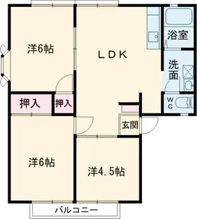 ツェレ吉水【201号室】の間取り