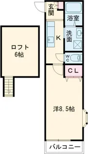 グリムコート【2階】の間取り