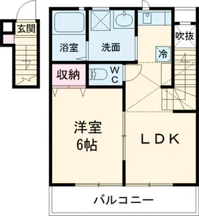 プレジール万願寺【2階】の間取り