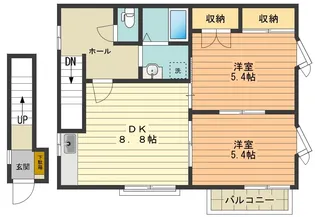 Casa・VerdeA【2階】の間取り