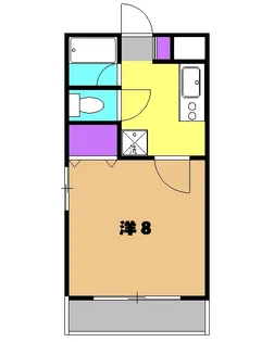 マンションみやび【202号室】の間取り