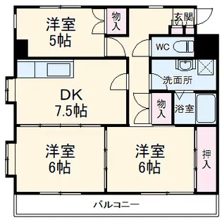 三宝館【204号室】の間取り