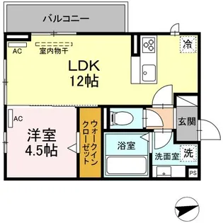 D-square平川本町【3階】の間取り