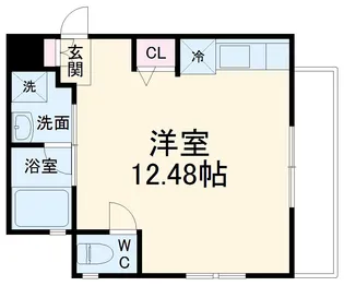 アフェット幕張7【2階】の間取り