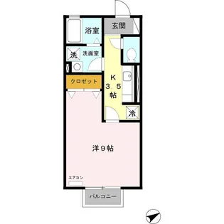 ヴァン ヴェール A【2階】の間取り