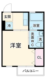 GRANADA【203号室】の間取り