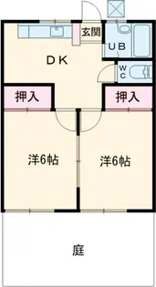 コーポオキ【102号室】の間取り