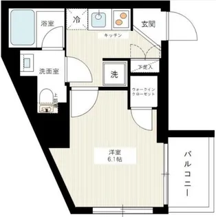 ハーモニーレジデンス品川荏原【8階】の間取り