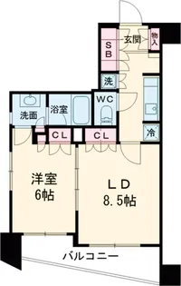日神デュオステージときわ台【201号室】の間取り