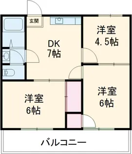 Ark立川西【201号室】の間取り