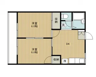 第2フォーブル富士見【1階】の間取り