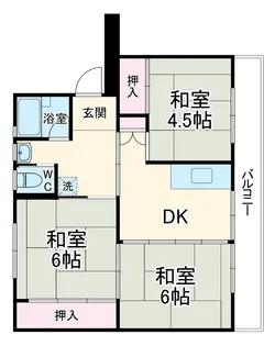 ビレッジハウス本巣2号棟【0403号室】の間取り