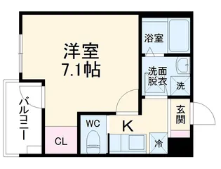 OKEGAWA BASE【1階】の間取り