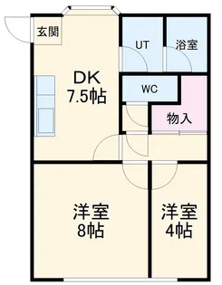 オークラパークマンション【3D号室】の間取り