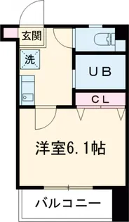錦町レジデンス【402号室】の間取り