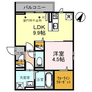 ミレニアセジュール熊谷【3階】の間取り