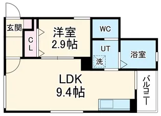 グランディール知立北【1階】の間取り