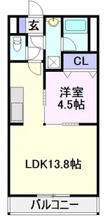 La Porte Un【2階】の間取り