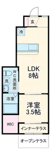 シェリー(Sherry)湘南【1階】の間取り