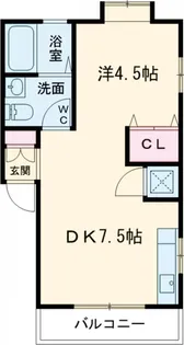 コーポ富士見【2階】の間取り