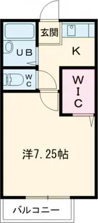 ローズパレットA【202号室】の間取り