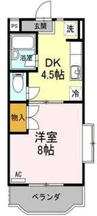 ファミーユⅠ【2階】の間取り