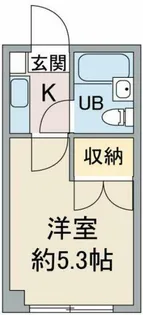 ユニーブル板橋【1階】の間取り