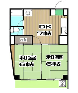 プラザ上桂【301号室】の間取り